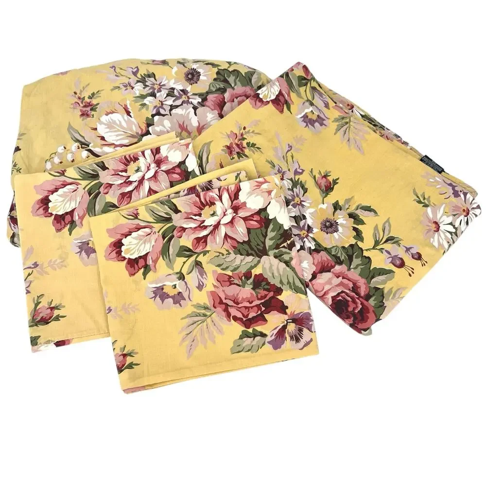 Ralph Lauren Sophie Brooke floral queen sheet set